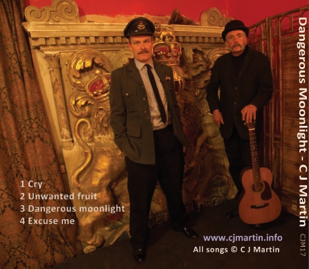 Click to view a larger image of the Dangerous Moonlight EP back cover artwork