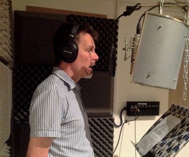Dave Moore in the studio - Dangerous Moonlight