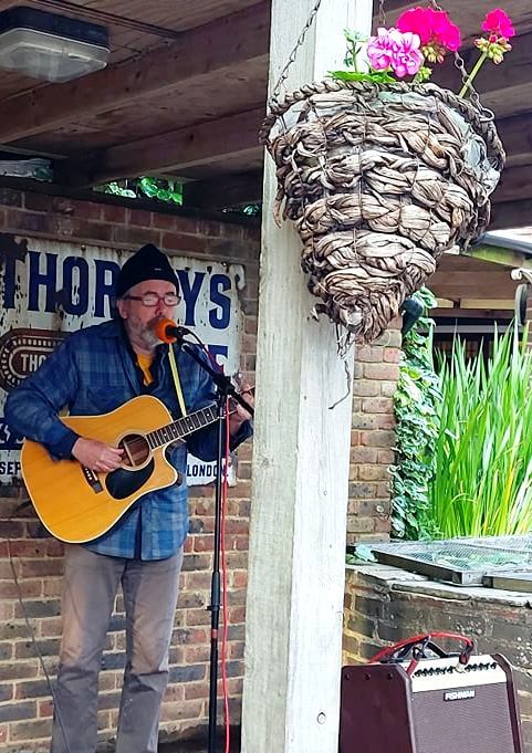 Outside at the Six Bells - 23/06/21 Photo: Heather