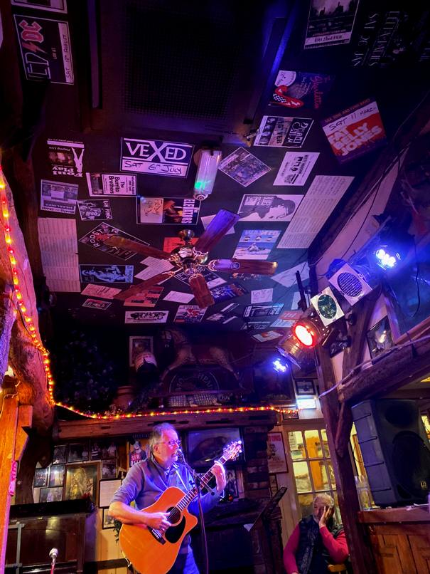 Six Bells ceiling - 2/01/24 Photo: Heather