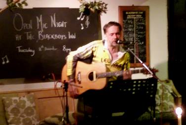 In cycling kit at The Blackboys Inn - 16/12/14 Photo: Brett Davis
