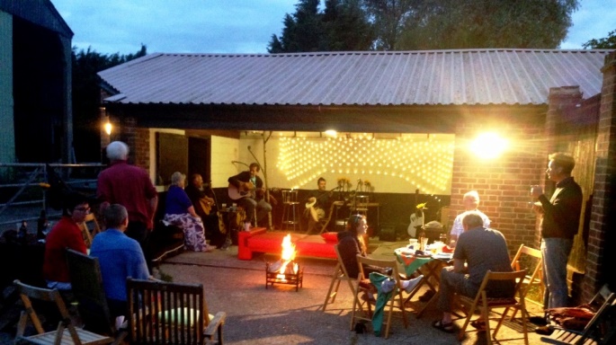 Playing outside at Helga's - 28/06/14
