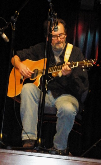 On stage at the Underground Theatre in Eastbourne - 9/10/14