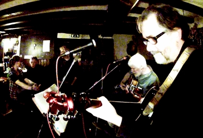 Sorry - with John Oddie on slide at the Blackboys - 14/04/15