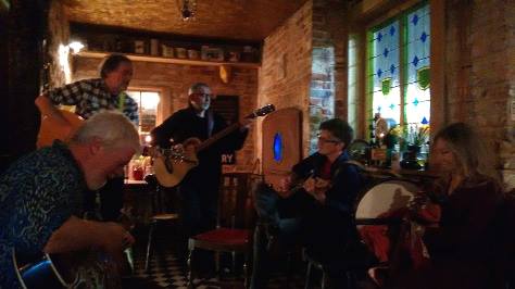 Toast for many at the Roebuck - 26/02/17 - Photo: Monica Ross