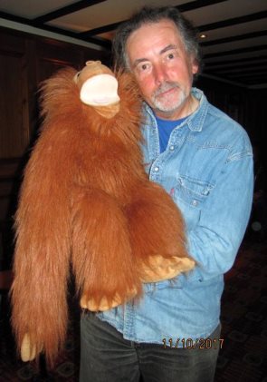 Me and my monkey at Cross in Hand - 11/10/17 - Photo: Ray Whiteway-Roberts