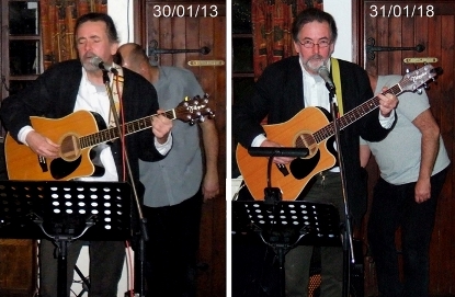 5-years between my first and my 450th live performances - The Wheatsheaf - 30/01/13 - 31/01/18 2018 Photo: Simon Watt