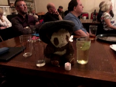 Panyan in a cap at the Elephant and Castle - 11/03/18 Photo: CJM