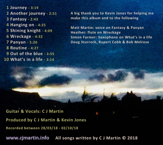 Click to view a larger image of the Journey Part 1 CD inside cover artwork