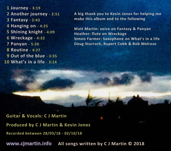 Click to view a larger image of the Journey Part 1 CD inside cover artwork