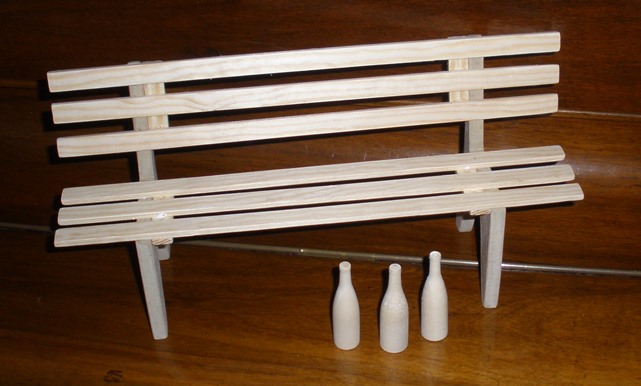 Thanks to Richard Meed for bottles & bench