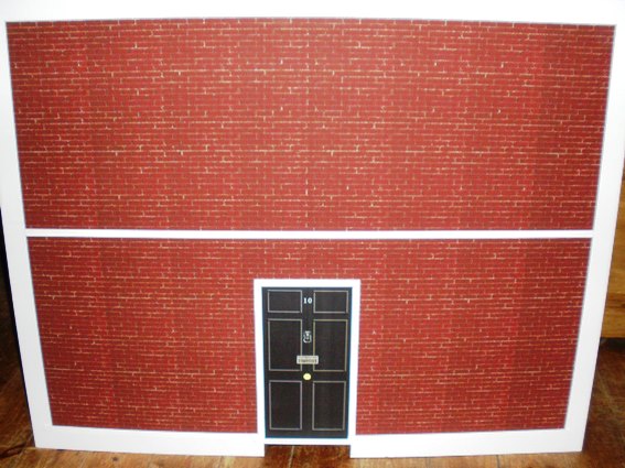 Wall and door