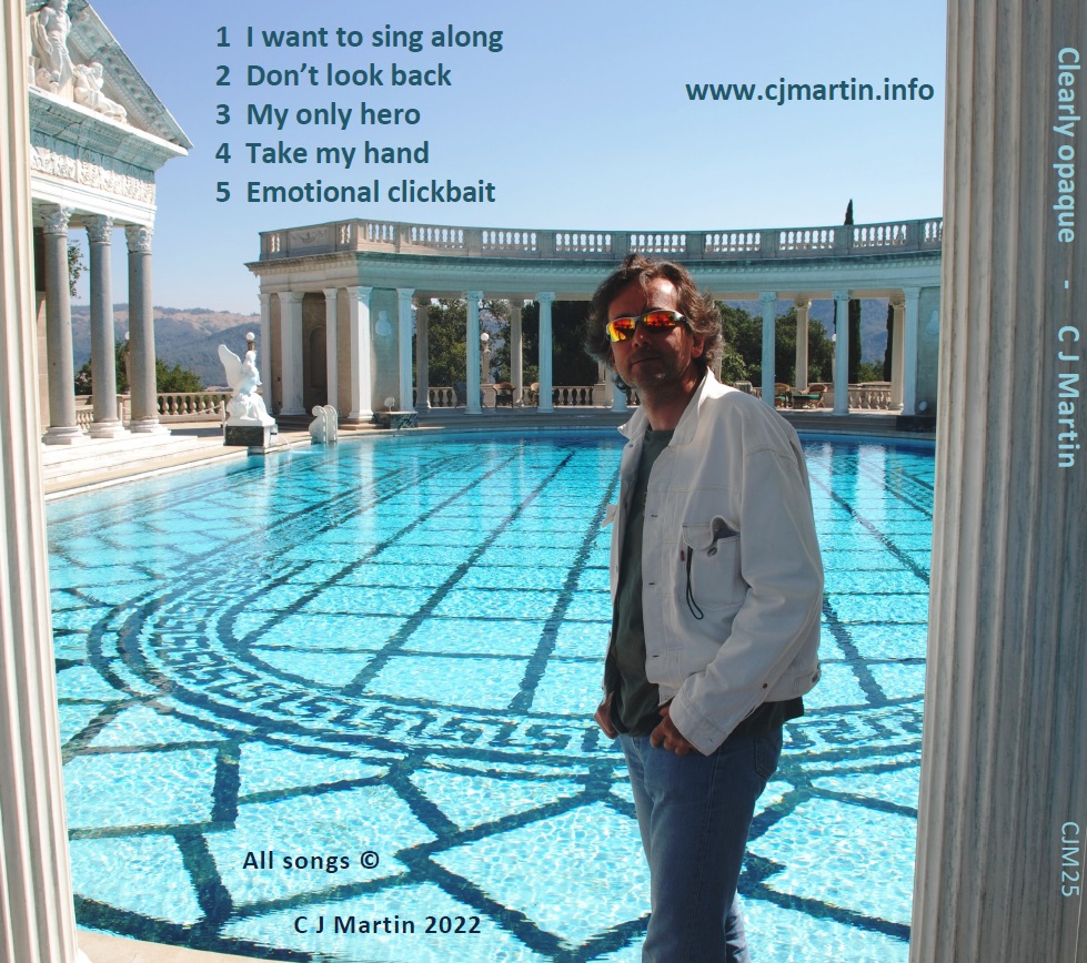 Click to view a larger image of the Clearly opaque EP back cover artwork