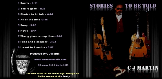 Click to view a larger image of the Stories to be told CD cover artwork
