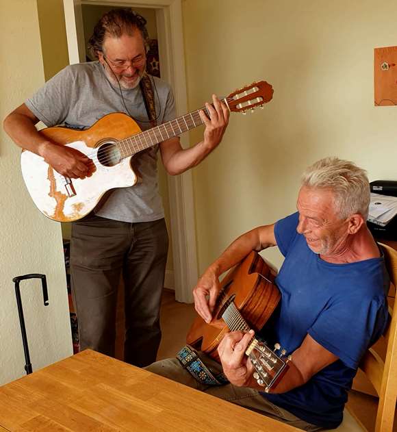 Chris & John playing in F