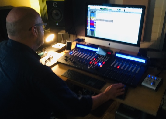 Kevin Jones in the studio - Then & Now