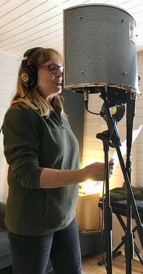 Heather in the studio - Then & Now