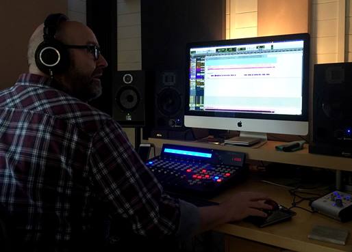 Kevin driving the desk - 5.02.20