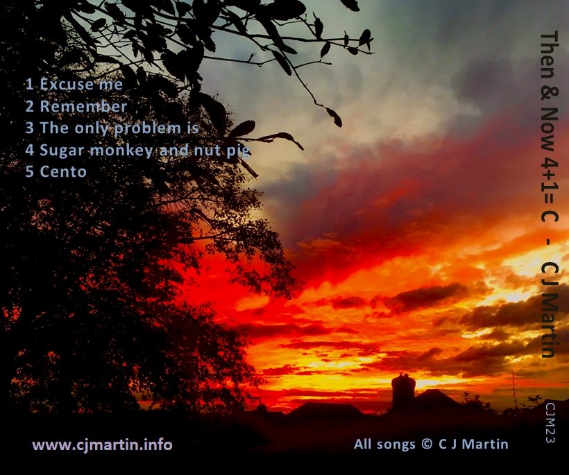 Click to view a larger image of the Then & Now 4+1=C EP back cover artwork