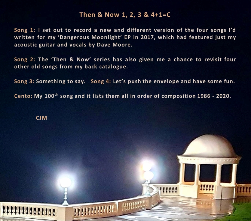 Click to view a larger image of the Then & Now 4+1=C EP inside right cover artwork