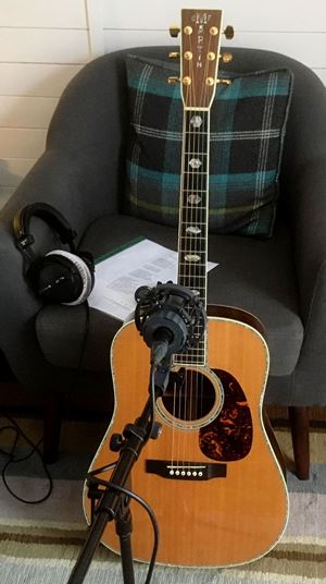 Martin ready for recording action - 03.11.20