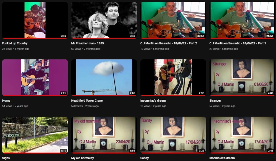 Click to visit my You Tube short films page