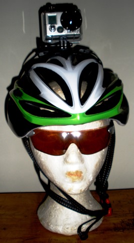 GoPro Hero 2 helmet camera used to shoot footage for my Sanity video