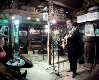 At the Six Bells Folk & Blues Club on 4/02/14